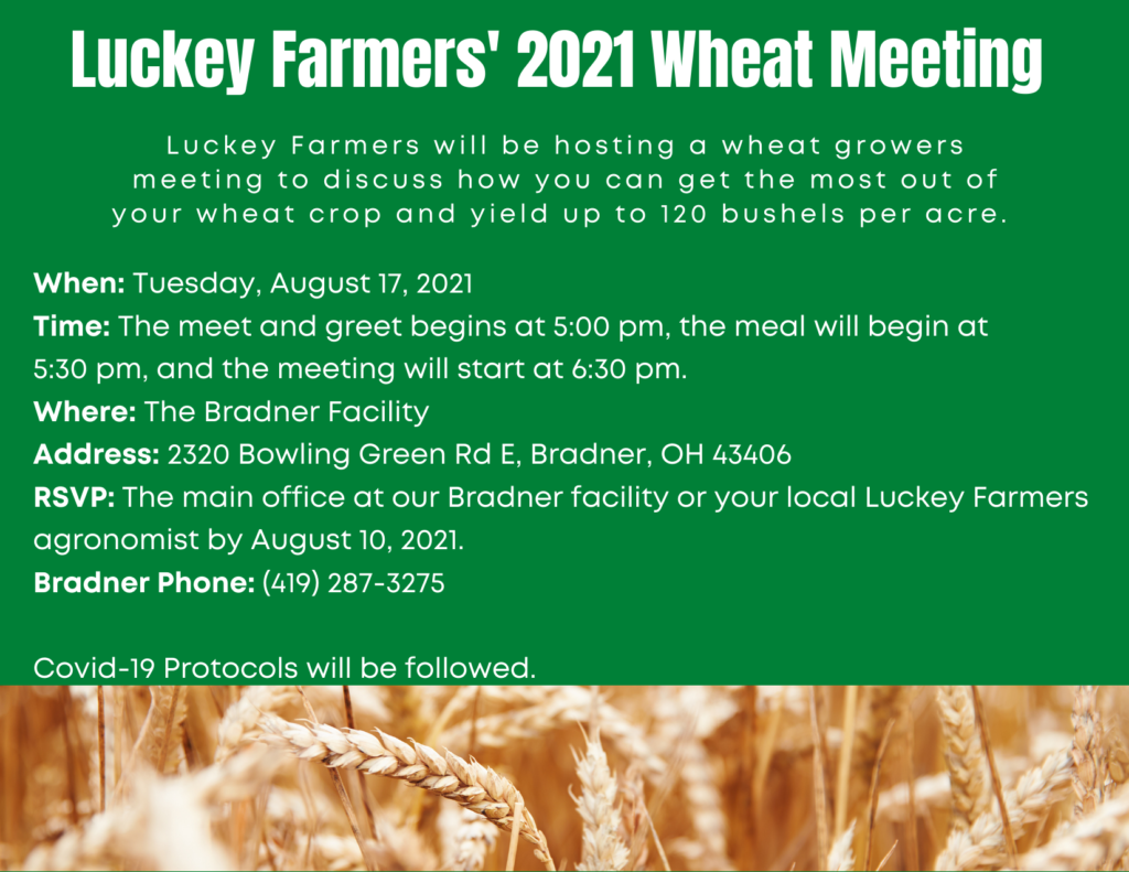 Luckey Farmers' 2021 Wheat Meeting